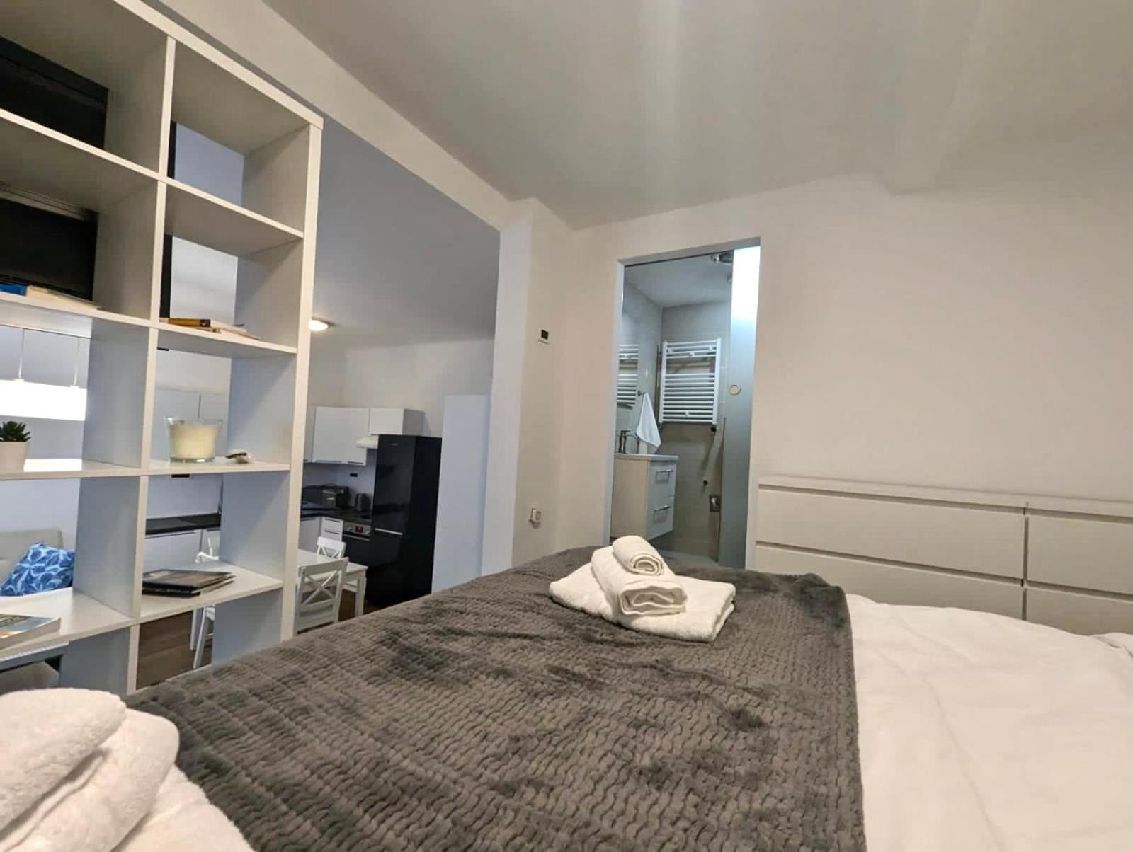 Fantabulous Downtown Abode W King Bed, 65" Tv, Washer And Tumble Dryer Zagreb Exteriör bild